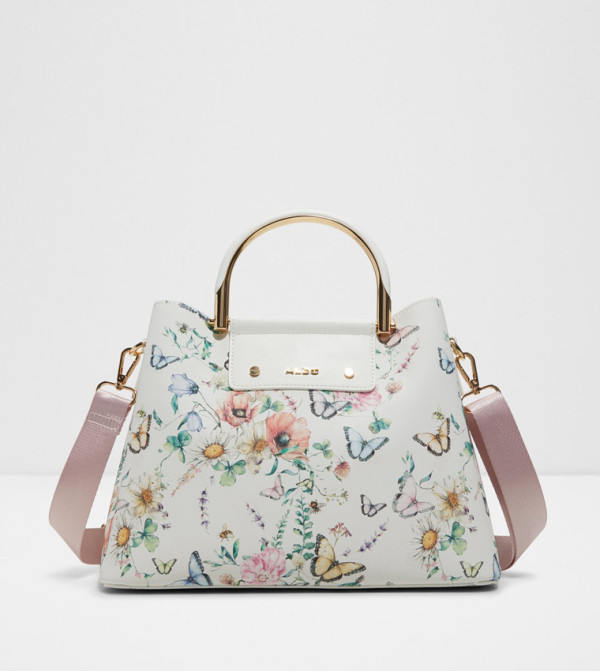 SLOANA Floral Printed Satchel Bag