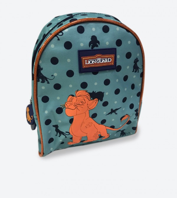 Lion Cub King Stand Theme Backpack - Green