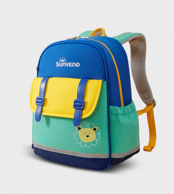 Color Block 16" School Backpack