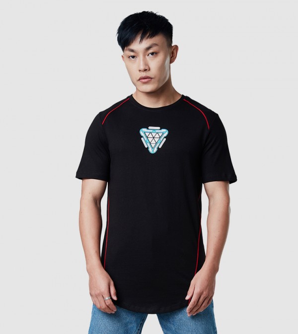 Iron Man Stark Special Arc Reactor Printed T-Shirt