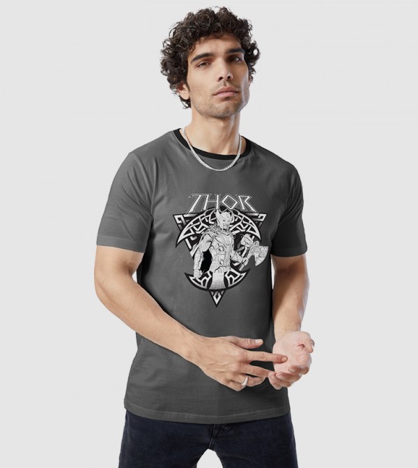 Thor God of Thunder (Glow in The Dark) Printed T-Shirt