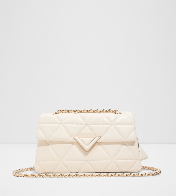 SOFTPUFF Quilted Flap Crossbody Bag