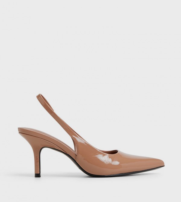 SOLLENNE Pointed Toe Slingback Pumps