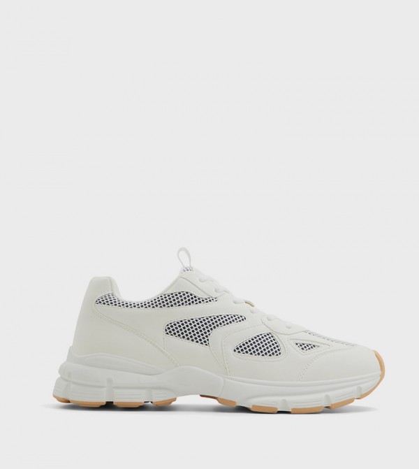SORRA Knitted Lace-Up Walking Shoes