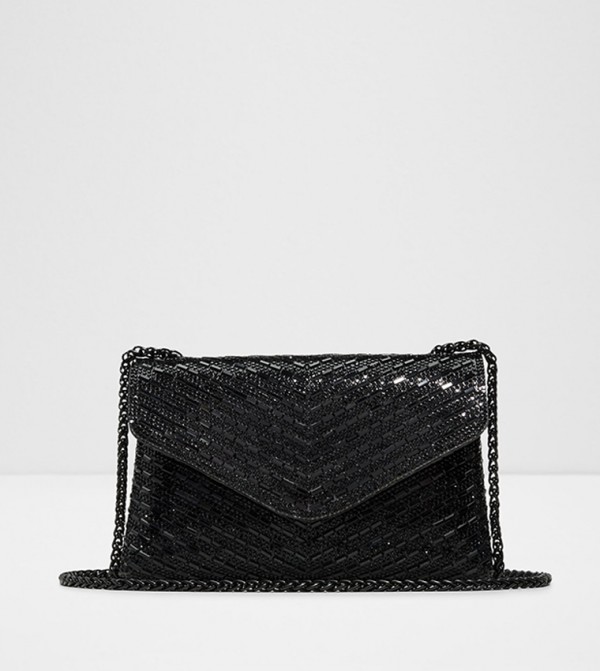 SPARKLE Embellished Envelop Crossbody Bag
