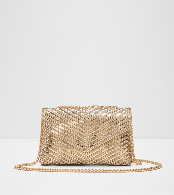 SPARKLE Embellished Envelop Crossbody Bag