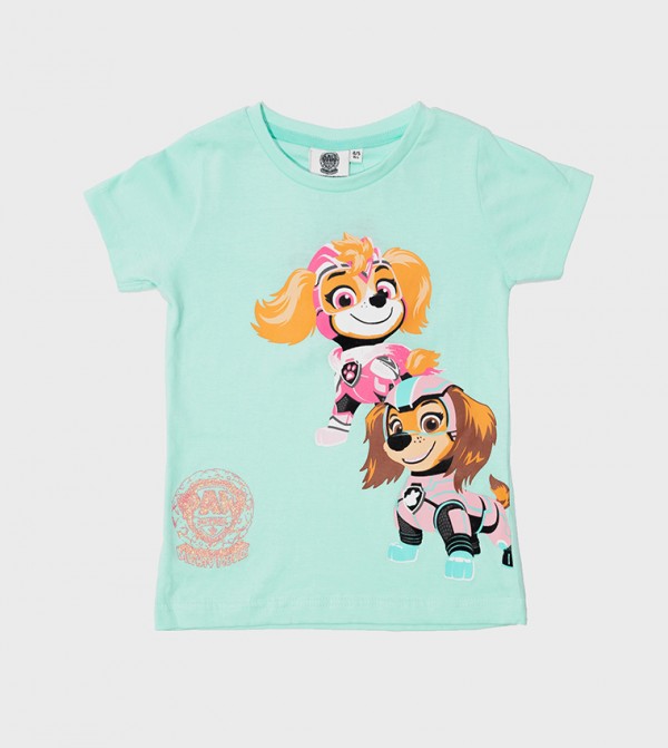 Hollywood Magic Paw Patrol Print Short Sleeves T-Shirt