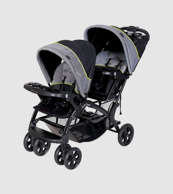 Baby trend best sale double stroller black