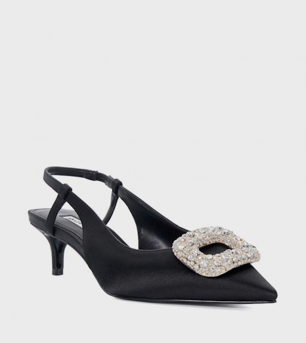 CENTREPIECE Embellished Slingback Pumps