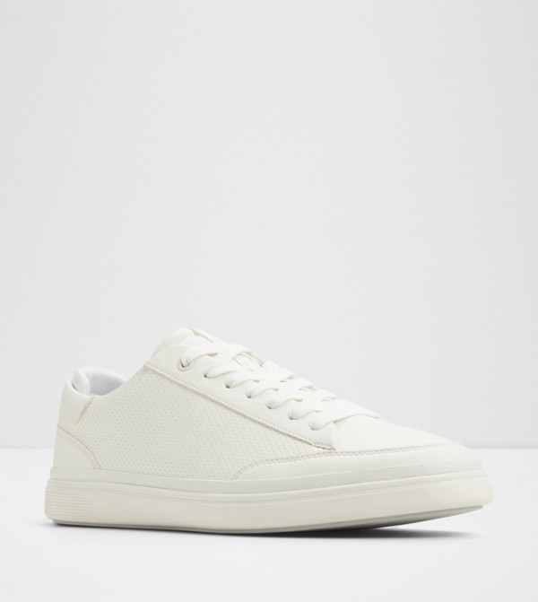 STEPUP Perforated Lace Up Sneakers