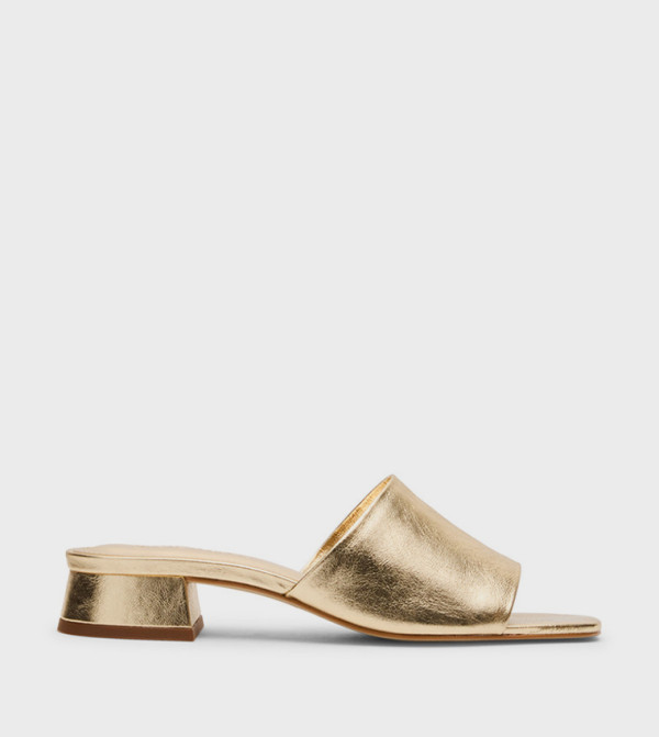 MONTGOMERY Low Block Heel Sandals