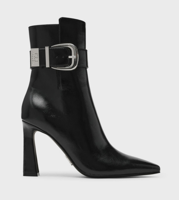 STASHED Pointed Toe Ankle Boots