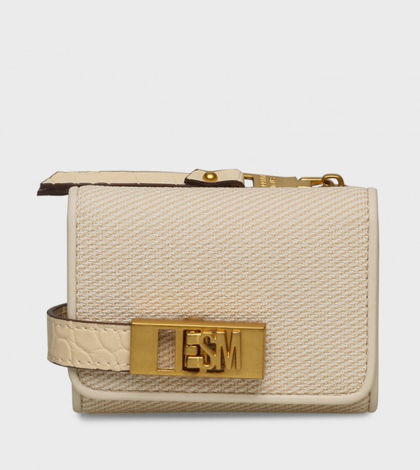 BCADENS Textured Logo Detail Wallet