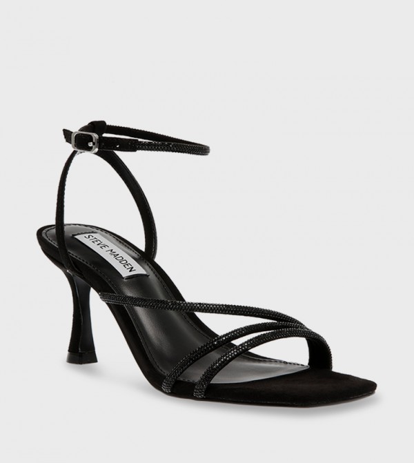STIR-UP Embellished Ankle Strap Sandals