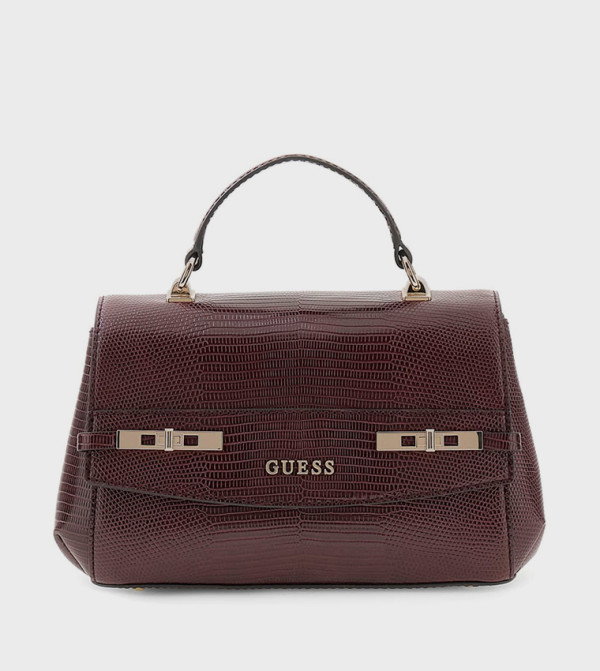 MELINDA Textured Top Handle Bag