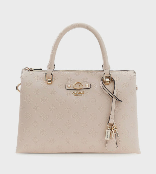 DITA Logo Debossed Satchel Bag