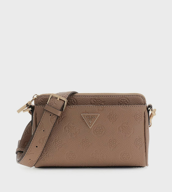 CRESIDIA II Logo Debossed Convertible Crossbody Bag