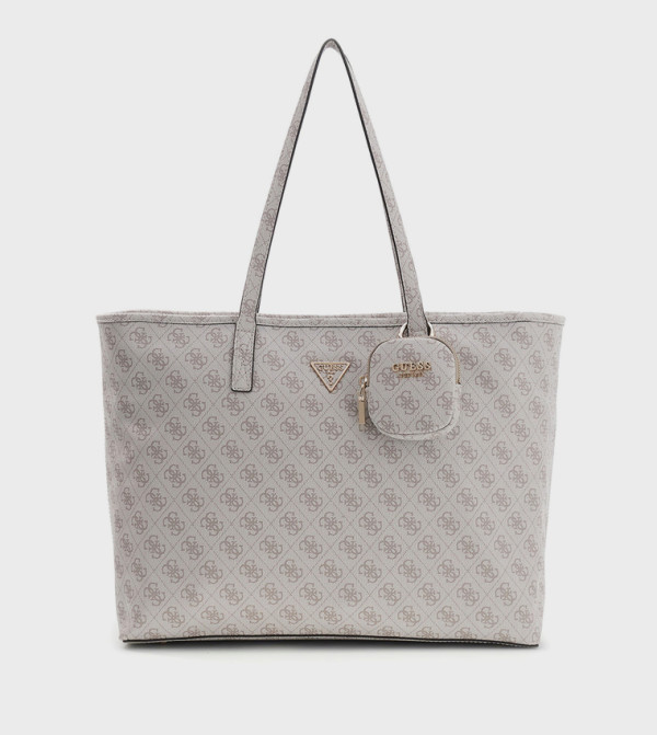 POWER PLAY II Logo Patterned Tech Tote Bag