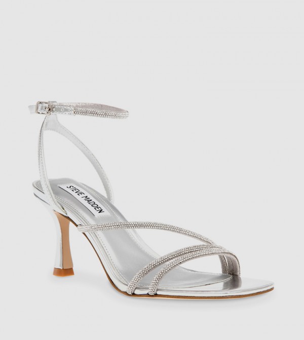 STIR-UP Embellished Ankle Strap Sandals