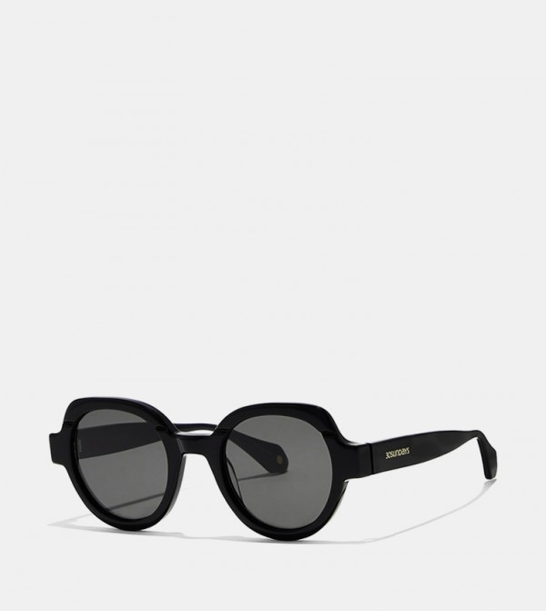 Buy 30Sundays RIVER Geometric Sunglasses In Black | 6thStreet