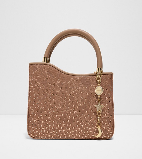SUNLACE Embellished Top Handle Bag
