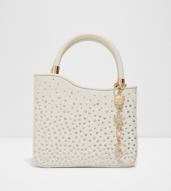 SUNLACE Embellished Top Handle Bag