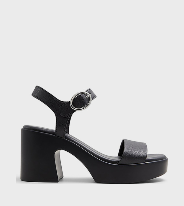 TALYA Ankle Strap Block Heel Sandals