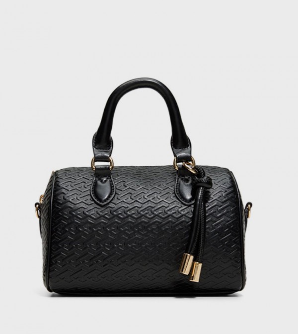 TANAA Embossed Zippered Mini Satchel Bag
