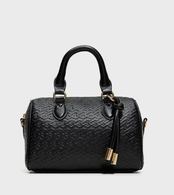Nine West MARGAUX ELITE SATCHEL - Bolso De Mano - Black/negro
