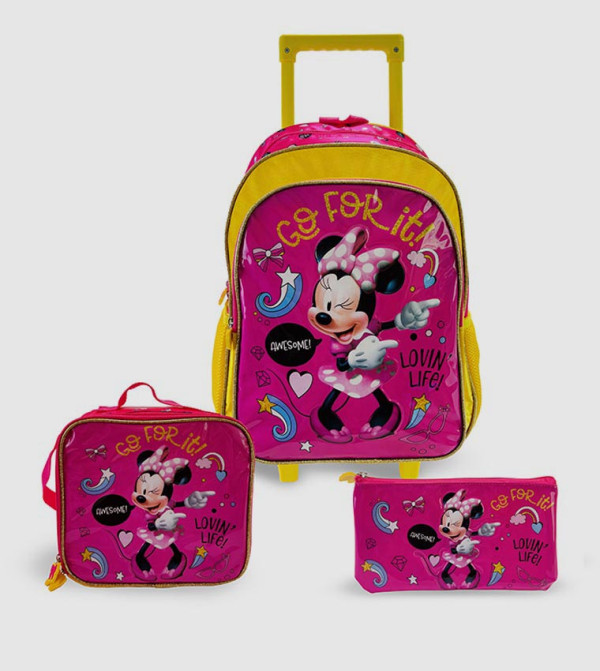 Minnie Mouse Lovin Life 16 Inches 3in1 Trolley Box Set
