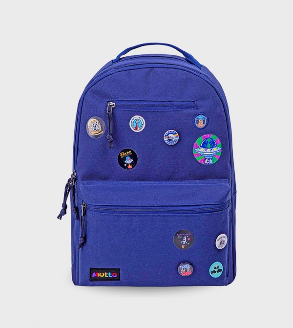 Appliqued Front Pocket 16" Backpack