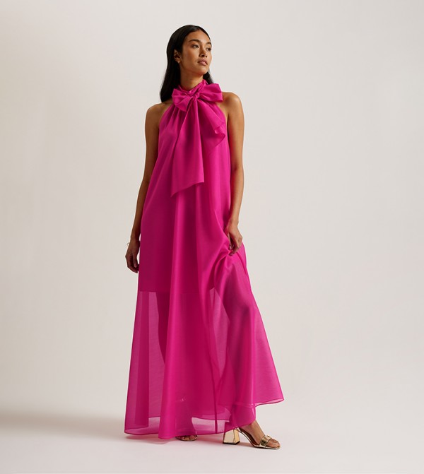 ARIKAA Bow Detail Maxi Dress