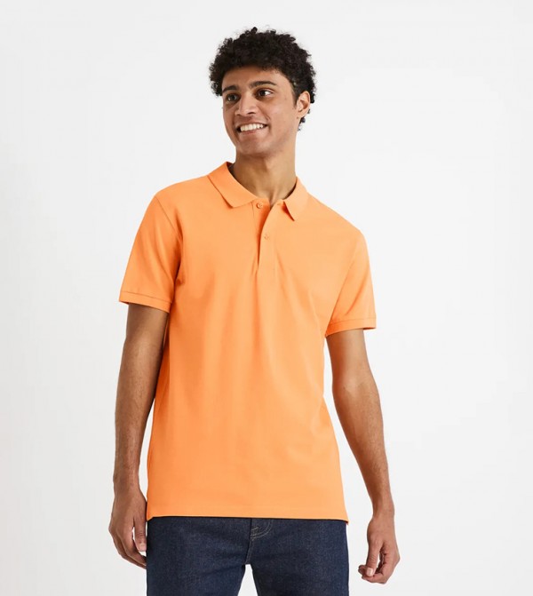 TEONE Short Sleeves Polo T-Shirt