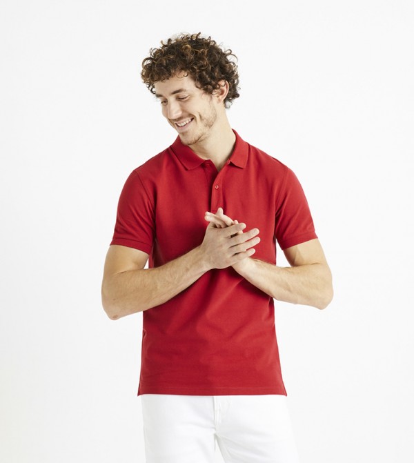 TEONE Short Sleeves Polo T-Shirt