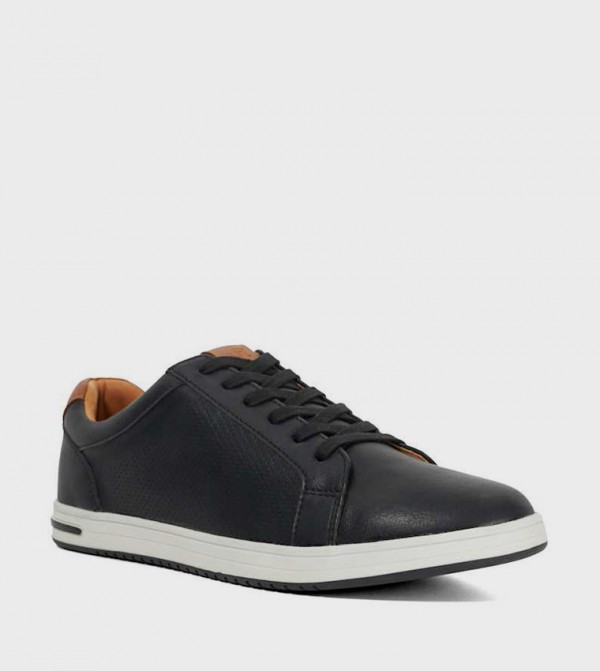 TEZZY Round Toe Lace-Up Sneakers