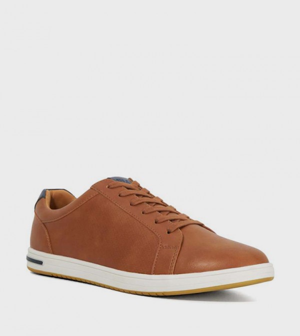 TEZZY Round Toe Lace-Up Sneakers