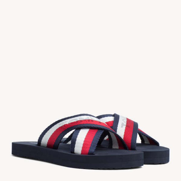 tommy hilfiger platform slides