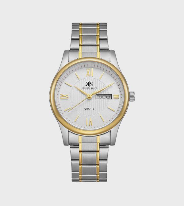 Kennedy Silver/White Watch