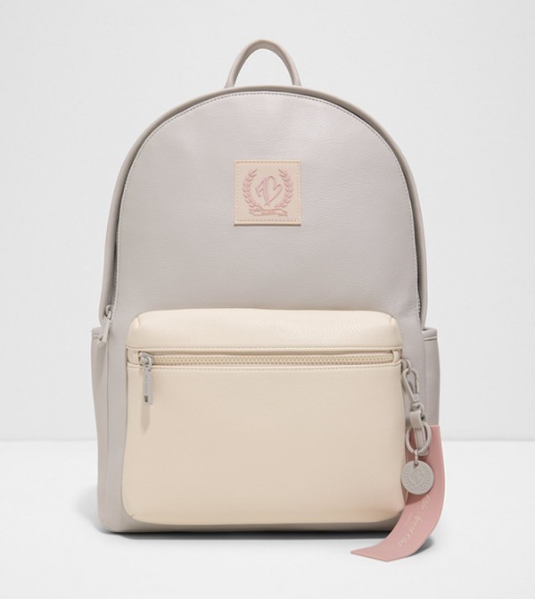 THALI Color Block Front Pocket Backpack