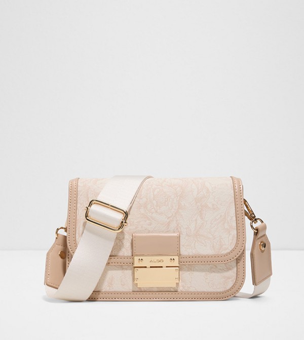 TIBIALIS Printed Flap Crossbody Bag