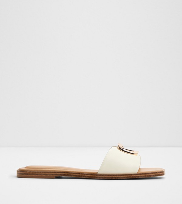 TIDELLA Metal Accent Flat Sandals