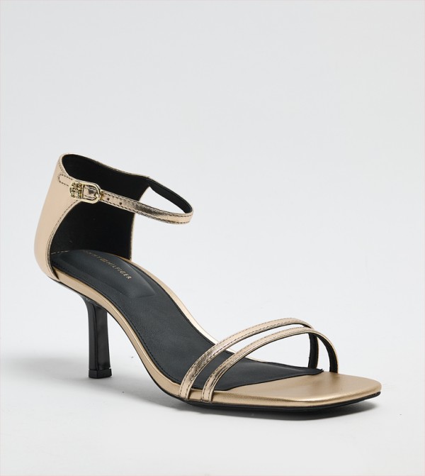 Ankle Loop Heeled Sandals