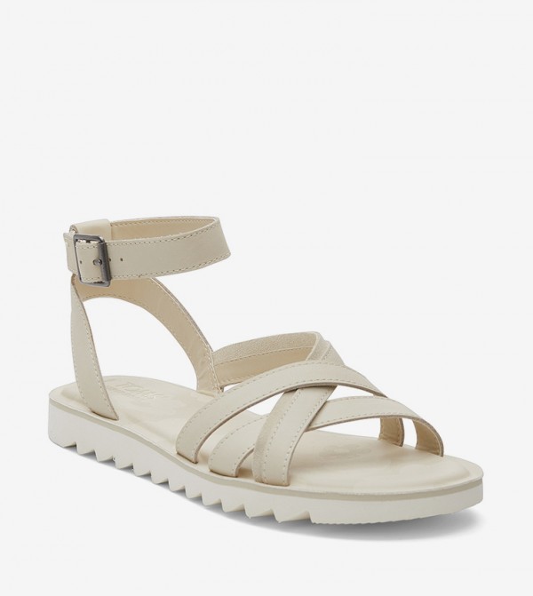 RORY Open Toe Flat Sandals