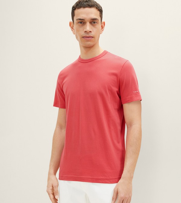 Logo Printed Crew Neck T-Shirt