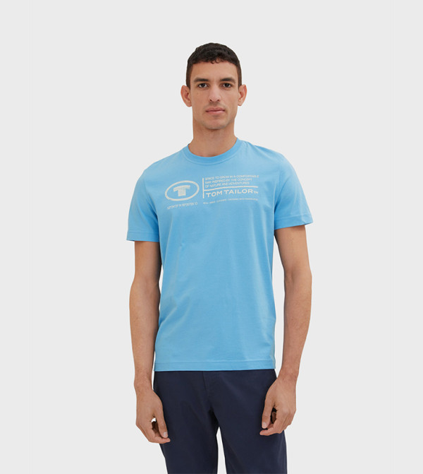 Printed Crew Neck T-Shirt