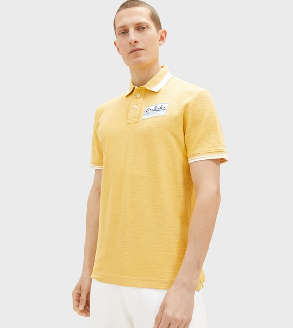 Printed Short Sleeves Polo T-Shirt