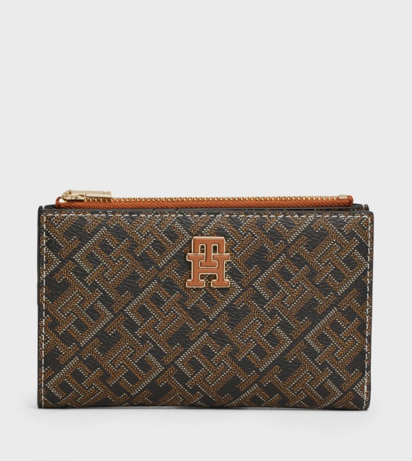 Monogram Patterned Bi-Fold Wallet