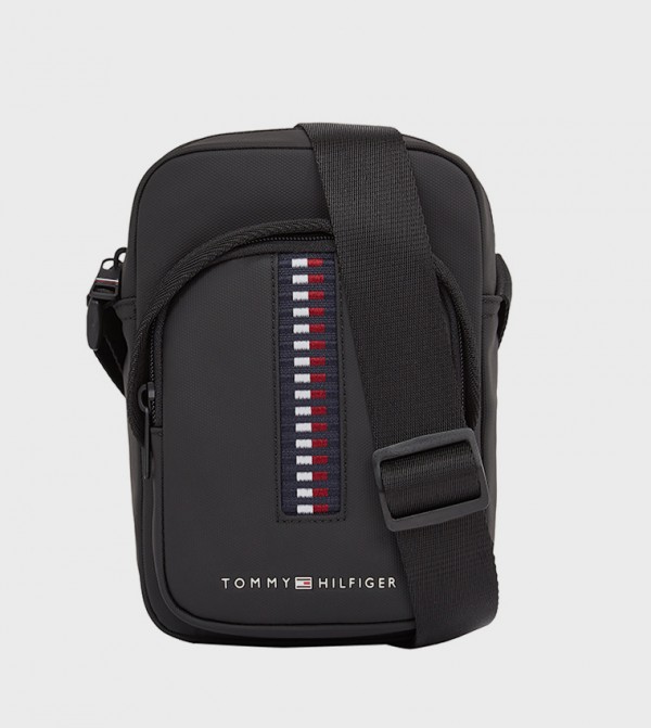 Logo Detail Reporter Bag