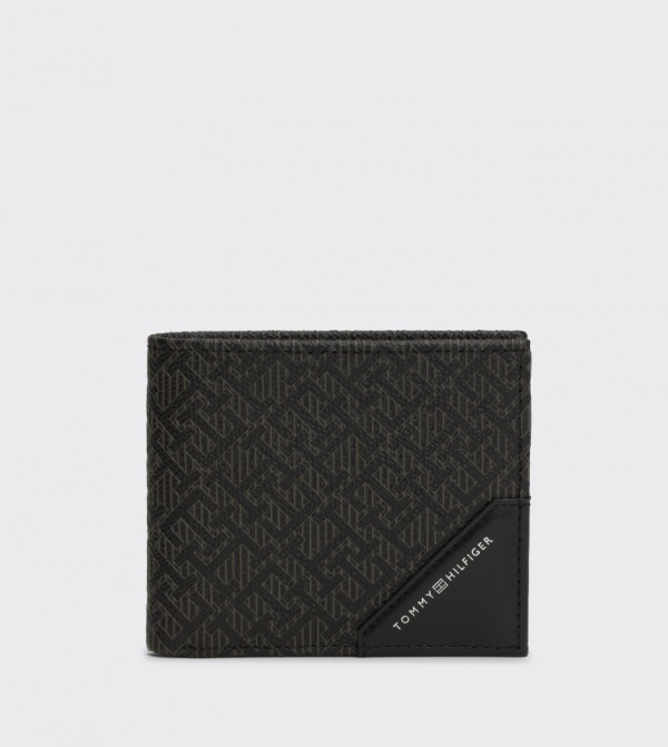 Monogram Patterned Bi-Fold Wallet