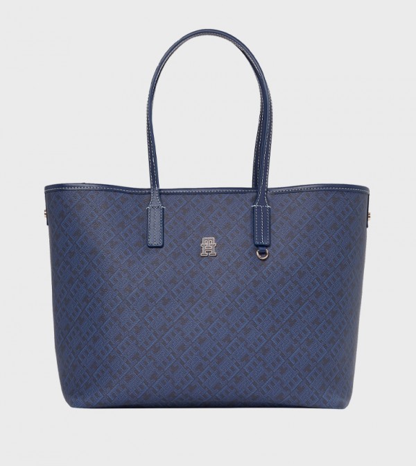 Monogram Patterned Tote Bag